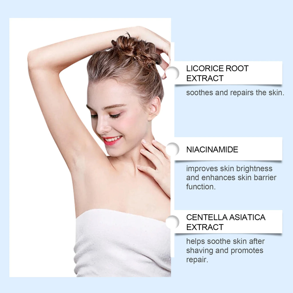 Jaysuing After Hair Removal Underarm Repair Cream 50ml After Hair Removal Cream Oasis Select