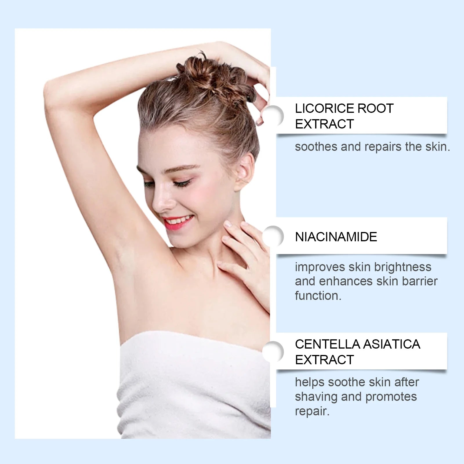 Jaysuing After Hair Removal Underarm Repair Cream 50ml After Hair Removal Cream Oasis Select