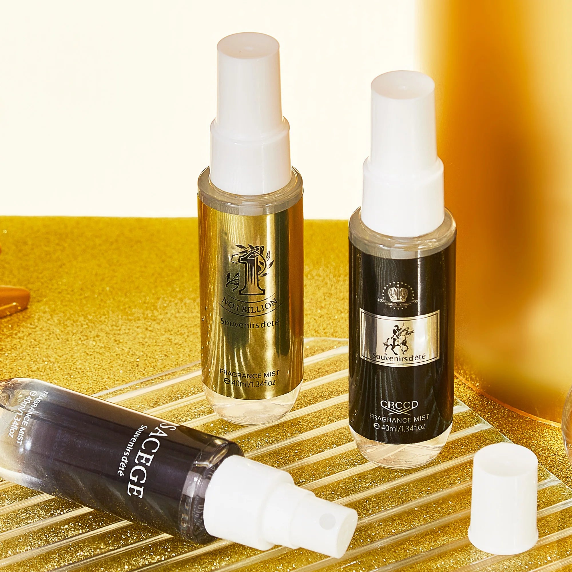 4-Pack Men's Alcohol-Free Fragrance Spray Set | 40ml x4 Men's Fragrance Set Oasis Select