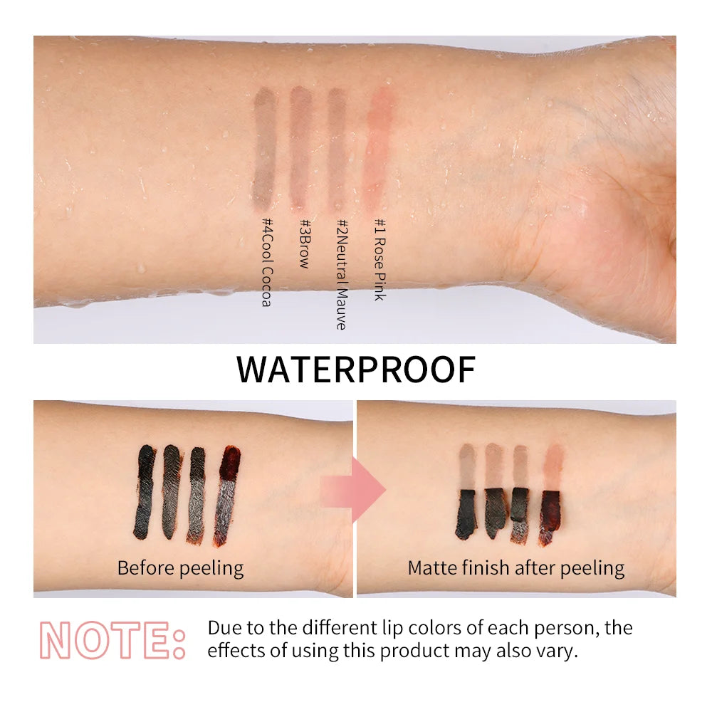 Peel-Off Matte Lip Tint | Waterproof Long-Lasting Lip Stain