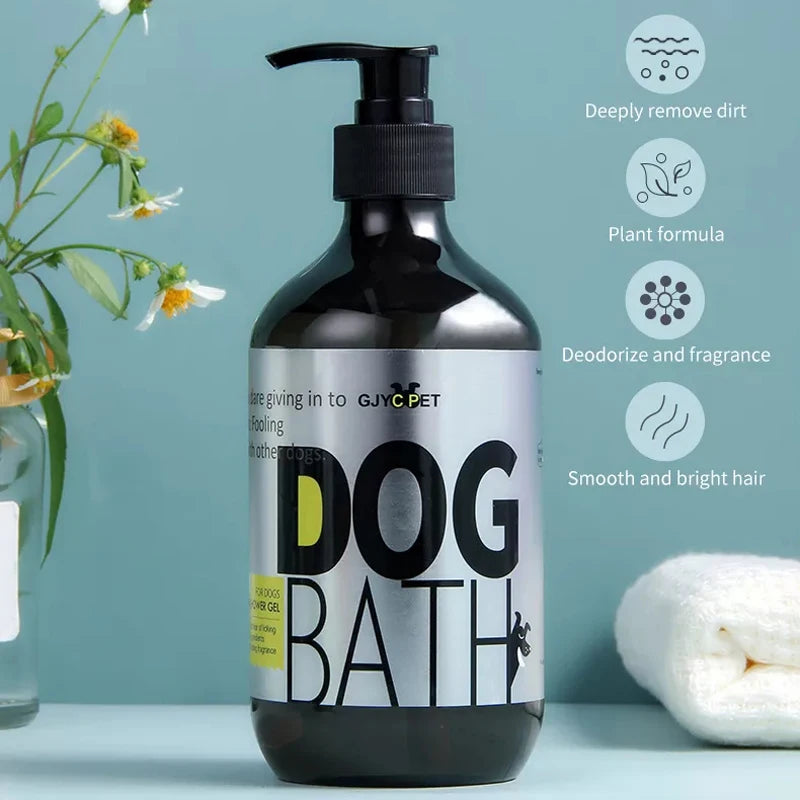 Pet Shampoo for Dogs Dry Skin amp Itch Relief Anti-flea Bath Wash Pet Shower Anti Ticks Cats Hair Care Cleaning Shower Gel Soap Oasis Select