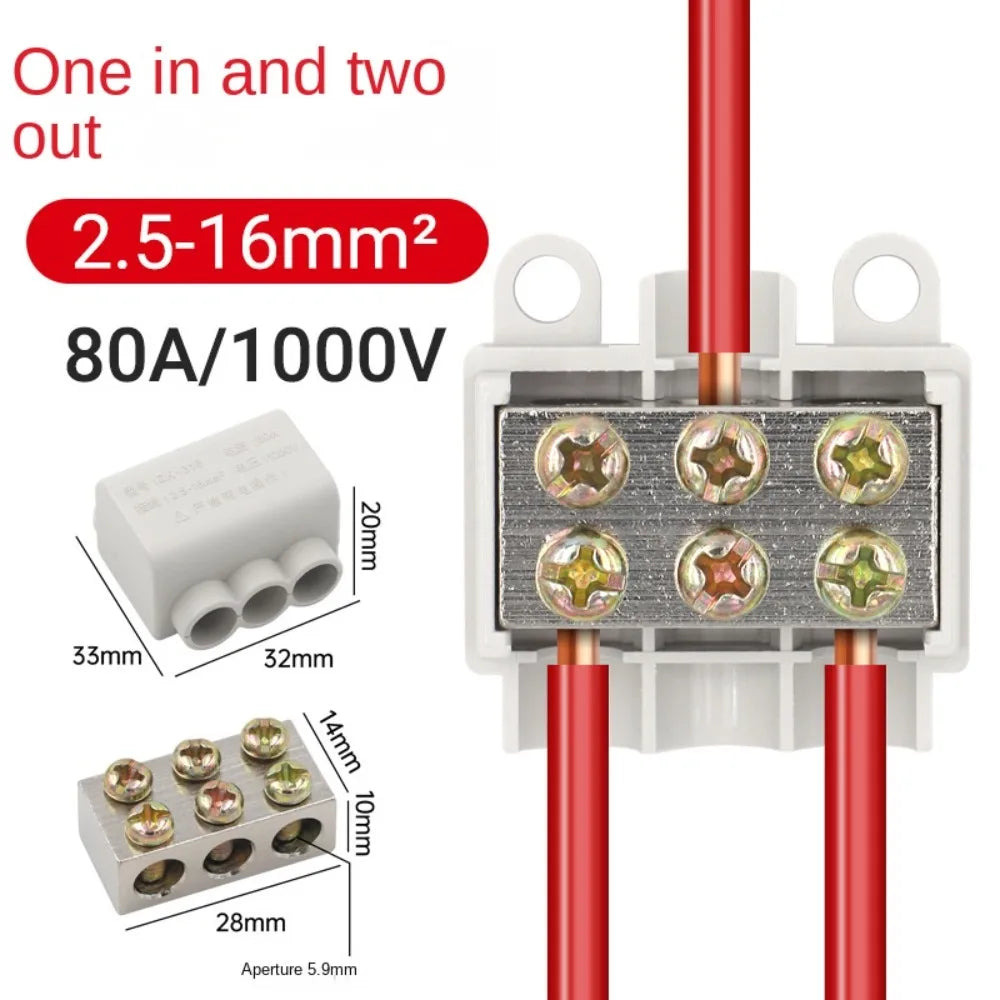 High Power Splitter Quick Wire Connector Terminal Block Electrical Cable Junction Box ZK-316/506/516/1310/1316 Connectors Useful Oasis Select