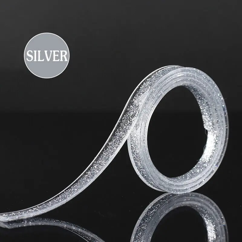 6M Ceramic Tile Gap Tape Kitchen Bathroom Waterproof Beautiful Seam Self-Adhesive Sticker Wall Floor Gap Line Decorative Strip Oasis Select Sliver CHINA