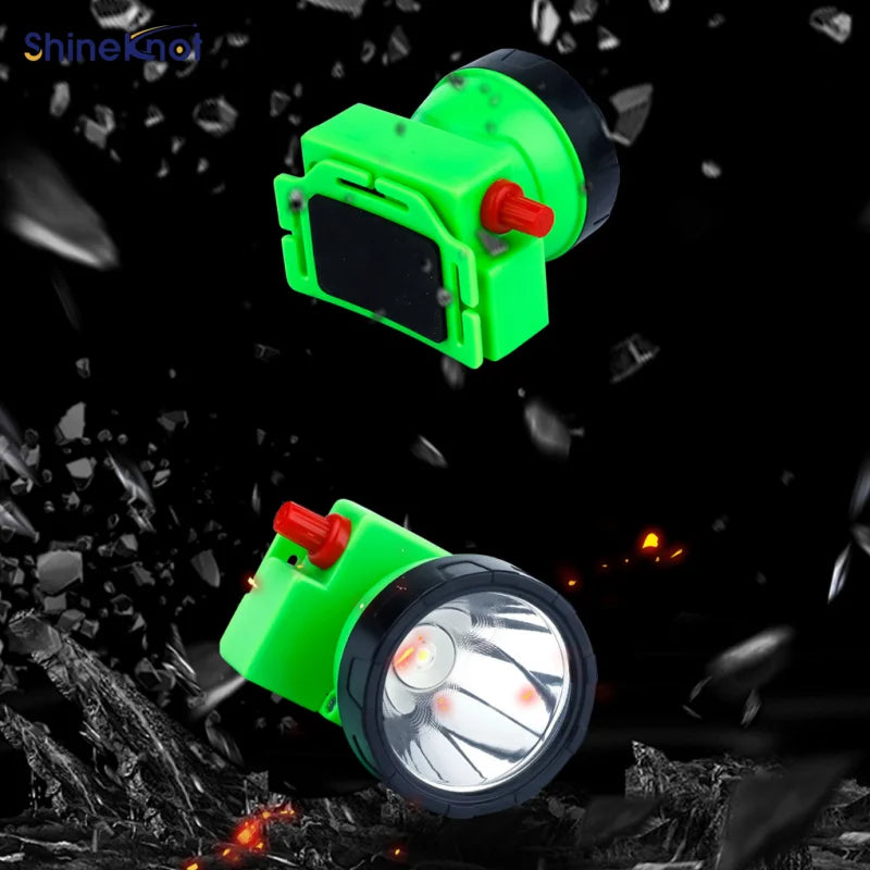 SHINEKNOT Rechargeable LED Submersible Headlamp Lithium Ion Head Mounted Outdoor Camping Hiking Waterproof Lightweight Headlamp Oasis Select