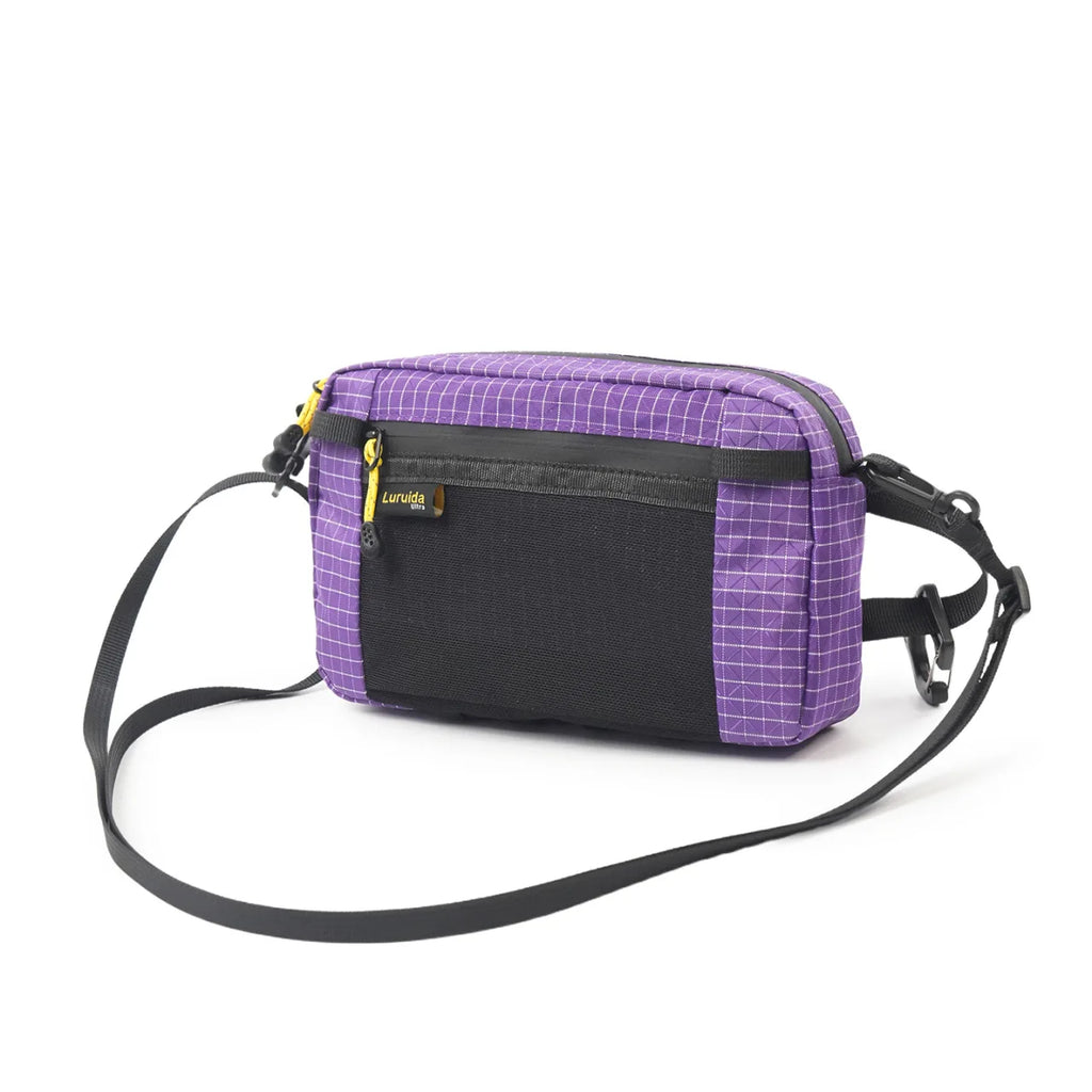 1.1L Fiber Waist Pack Waterproof UltraLight Multi Pocket for Cycling Running Hiking Camping Outdoor Sports Gear Pouch Bag Oasis Select PURPLE