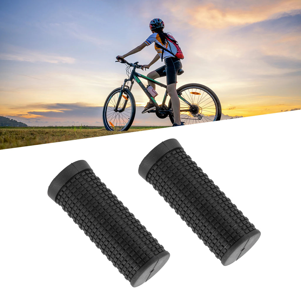 Bicycle Resin Handlebar Grips 22.2x75mm MTB Bike Short Bar Blcak Cover Handle Bars Grip For Shimano SL-RS35 Cycling Accessories Oasis Select