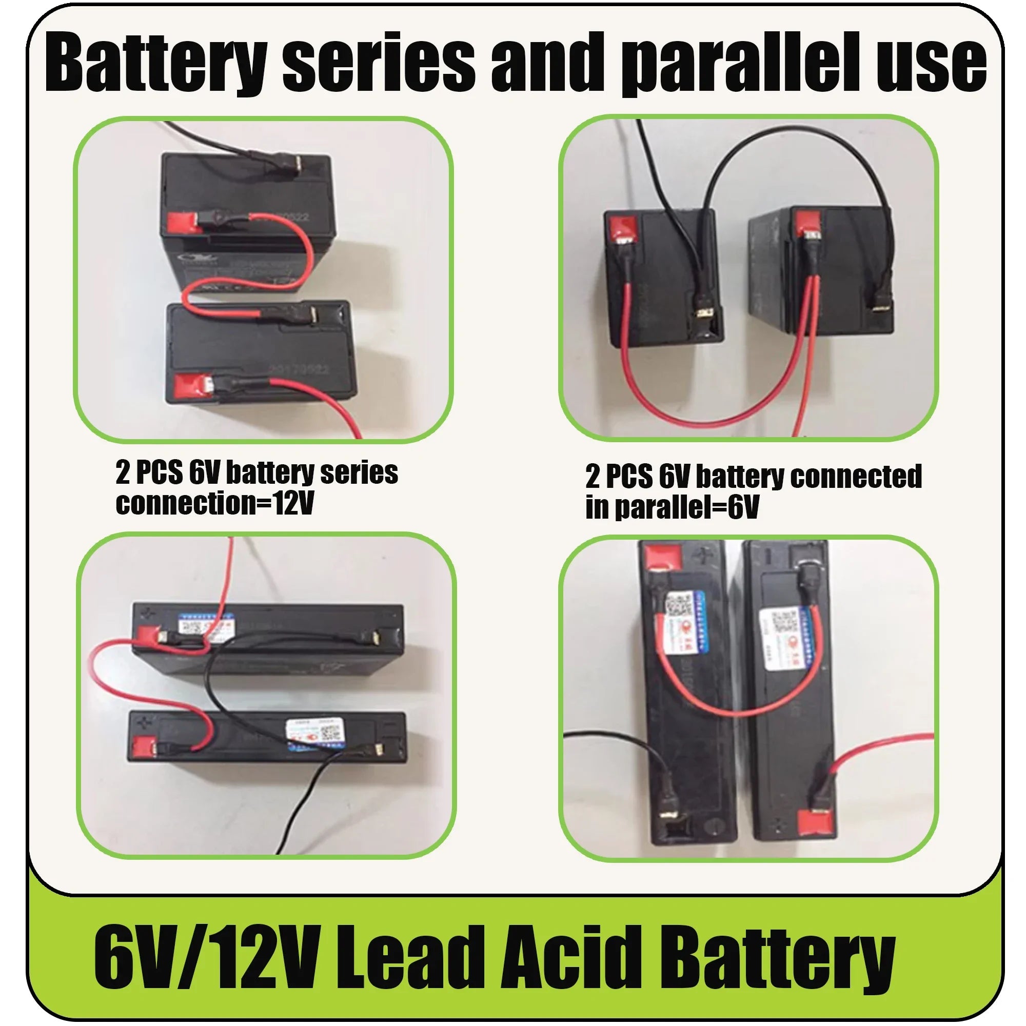 6V 12V Rechargeable Battery For Children's Electric Vehicles Toy Cars Motorcycles Baby Strollers Battery 5Ah 7Ah 8Ah 12Ah Oasis Select