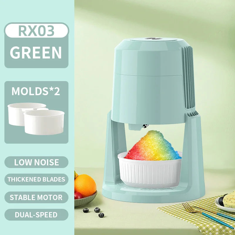 135W Electric Ice Shaver | Dual-Speed Compact Ice Crusher