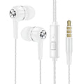 3.5mm Wired Earphone In Ear Headset HIFI Heavy Bass Earbuds Monitor Sports Headset Stereo Music Gaming Headphone With Microphone Oasis Select White
