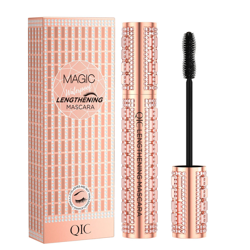 QIC 5D Silk Fiber Mascara – Waterproof Lengthening & Curling