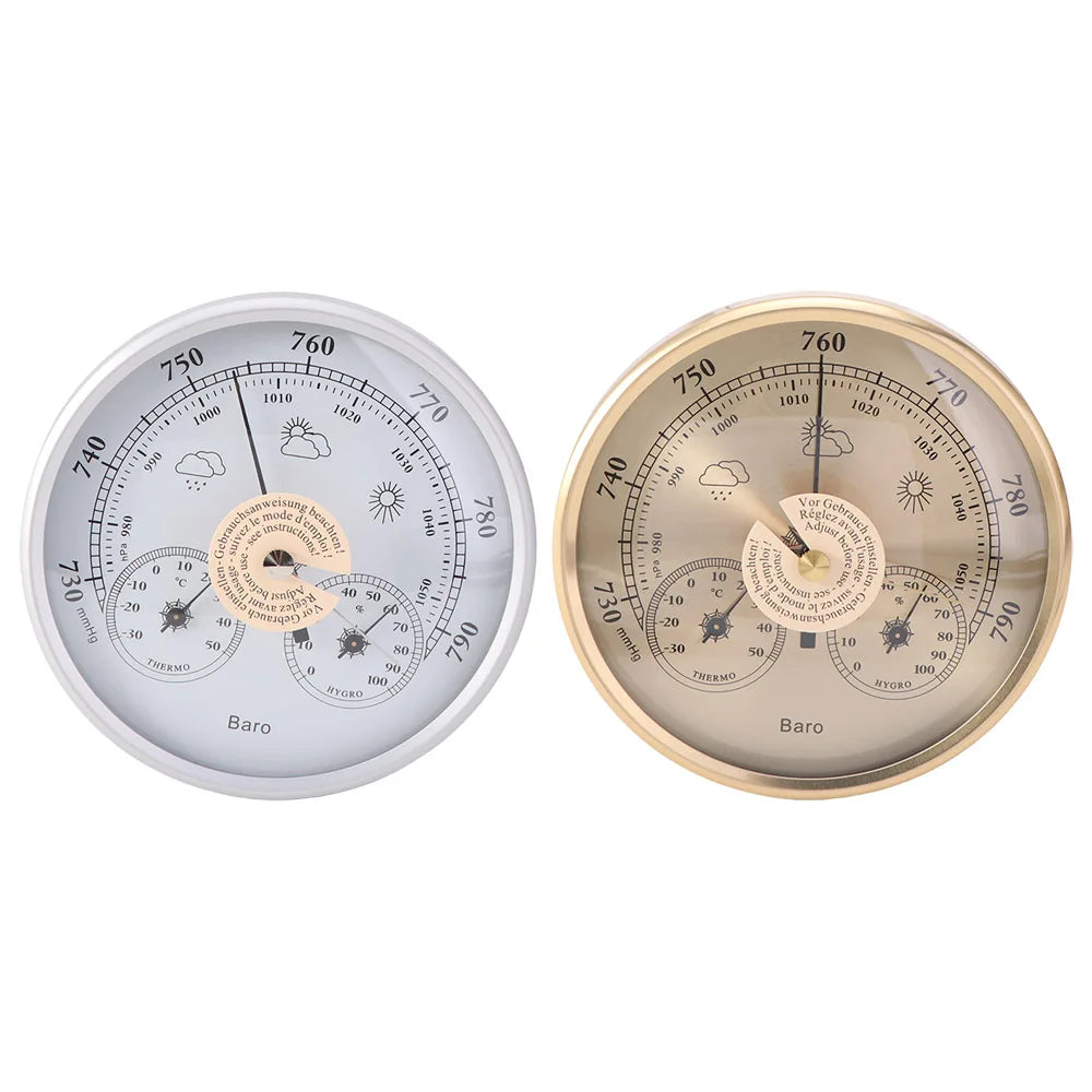 3-in-1 Barometer Thermometer Hygrometer | Wall Mount Gauge Weather Station Gauge Oasis Select