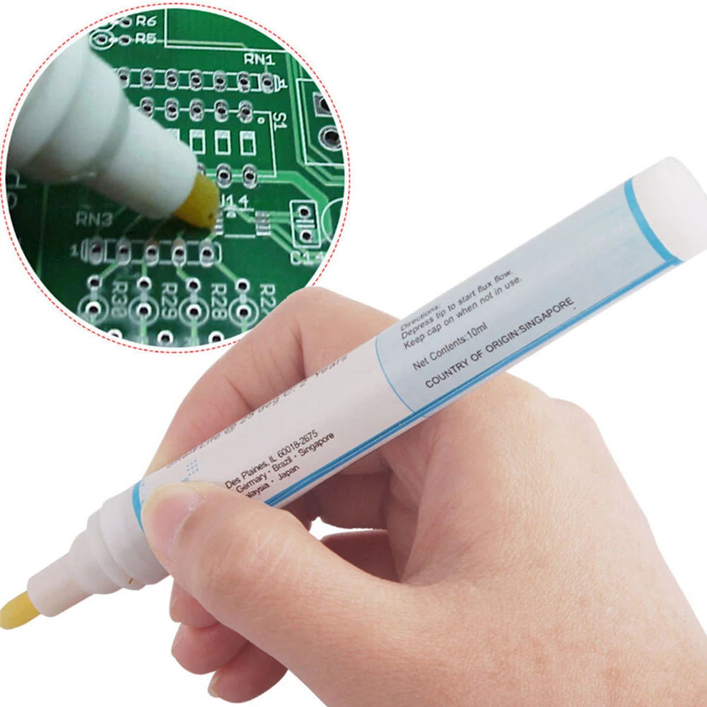 10ml Soldering Rosin Flux Pen 951 Low Solid Non Clean DIY Kester Solder Power Cleaning Free Welding Pen Oasis Select
