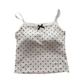 Sweet Sleeveless Suspender Vest Slim With Padded Cups Fitted Tops Underwear Vest Corset for Women Oasis Select White One Size
