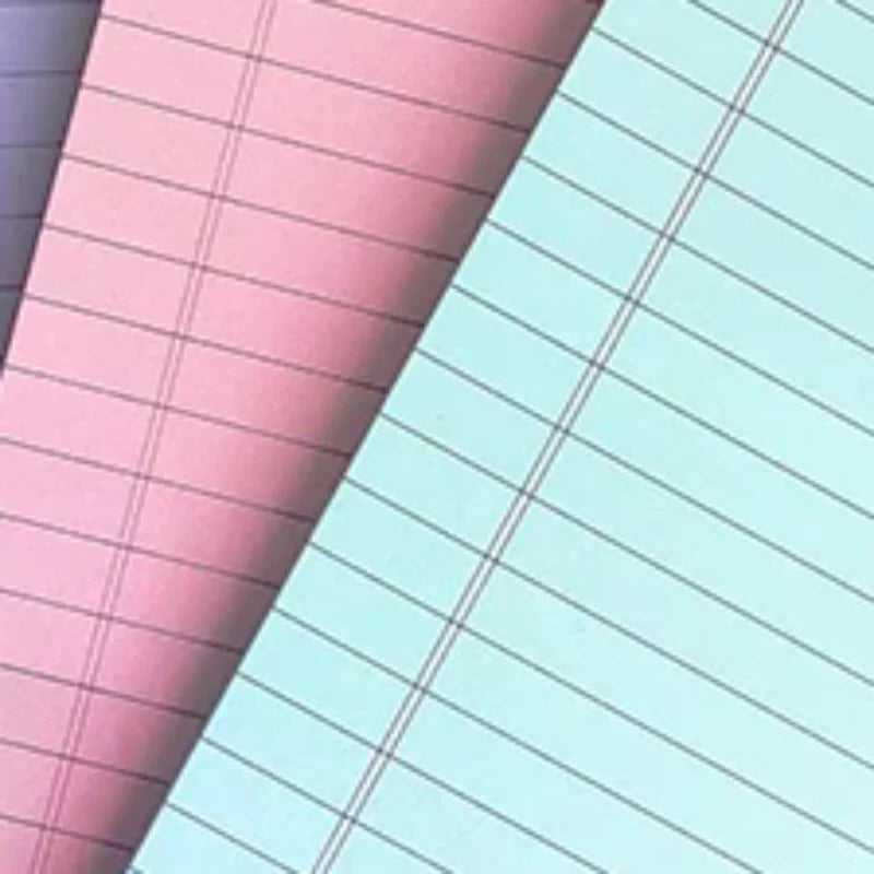 Tearable Legal Pad Office Supplies Ink-proof Tear-off Pages Writing Sheet Paper Notepad Simple Lined Paper Scribbling Book Oasis Select