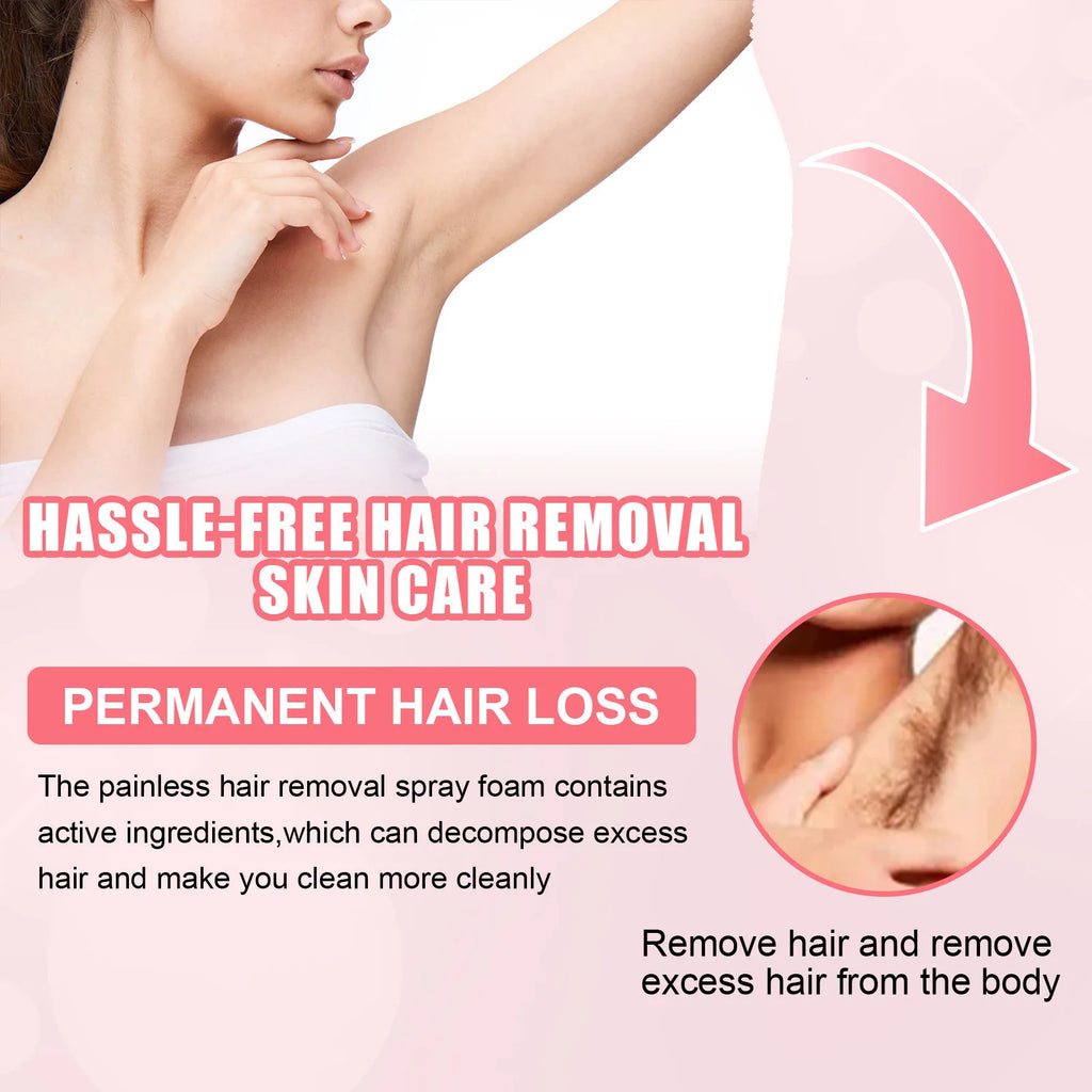 30ml honey mousse hair removal spray remove hair all over body armpit hair leg hair moisturize moisturize foam gently touch skin Oasis Select