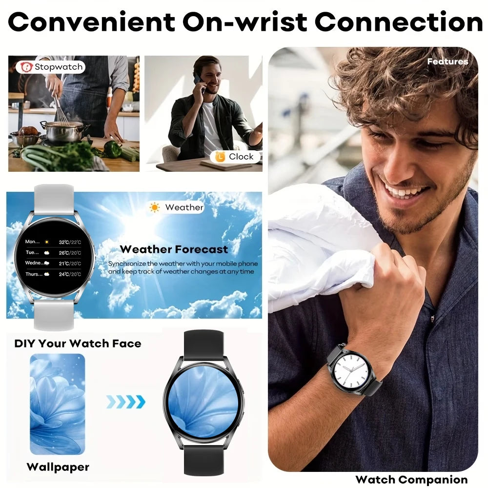 ERUN Smart Watch – Bluetooth, Fitness & Sleep Tracker