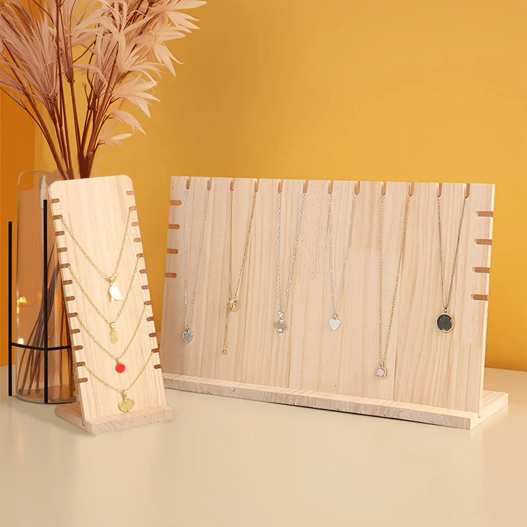 1pc Wooden necklace display rack, independent jewelry storage rack, bracelet and pendant holder, jewelry rack Oasis Select