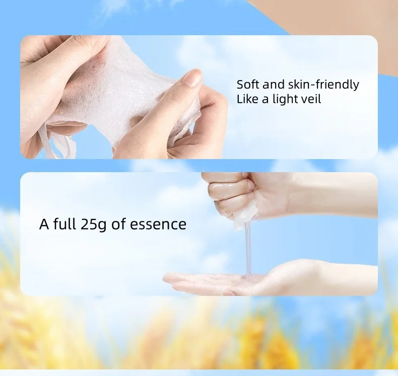 Oatmeal Face Mask – Glycerin & Hyaluronate Deep Hydration Hydrating Face Mask Oasis Select