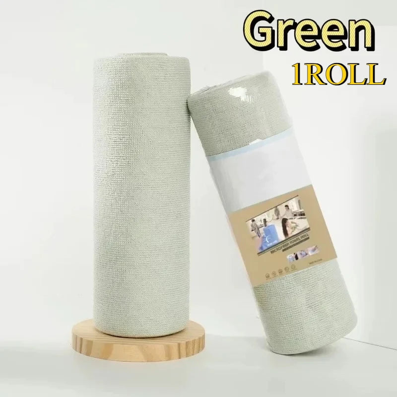 1/2/3Roll Highly Absorbent Cleaning Towel, Disposable Dishwashing Towel for Lazy People, Suitable for Kitchens, Windows,and Cars Oasis Select Green 1PC