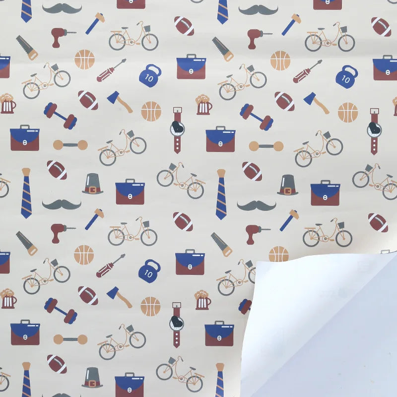 50x70cm Men's Gift Wrapping Paper | Birthday & Father's Day