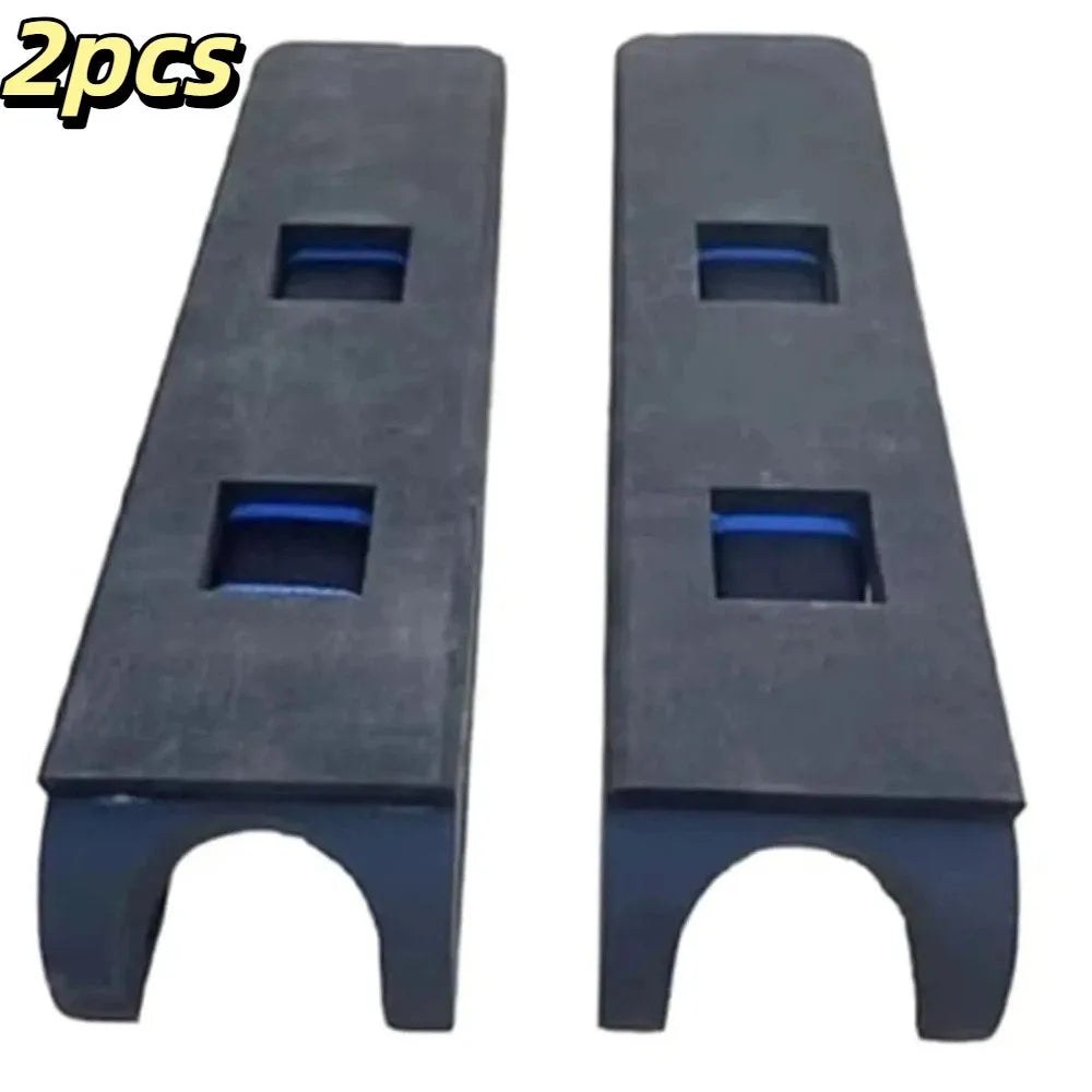 2pcs Firm Thickened Material Hardened Anti-slip Knee Pad Stable Support Ergonomic 60° Angle Knee Pad Mat Sturdy Wear-resistant Oasis Select Black
