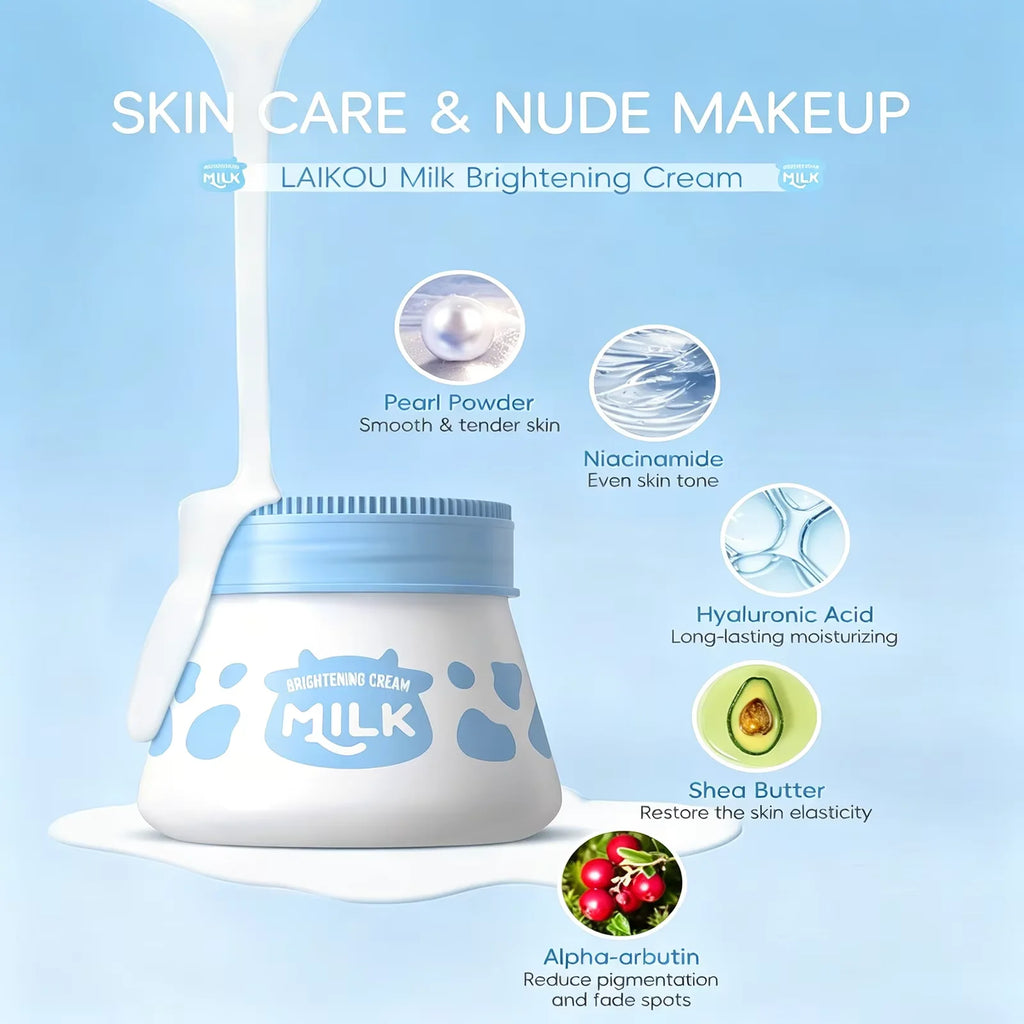 Laikou Milk Suyan Cream Whitening Moisturizing Moisturizing Nourishing Firming Hydrating Cream Facial Gentle & Nourishing Skin Oasis Select