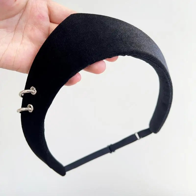 Crown Velvet Headband – Retro Hair Accessory for Women & Girls Velvet Hair Headband Oasis Select A8