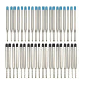 10/20/40Pcs L:3.9 In Ballpoint Pen Refills for Parker Pens Medium Point blue red Black Ink Rods for Writing Office Stationery Oasis Select 40pcs Mix