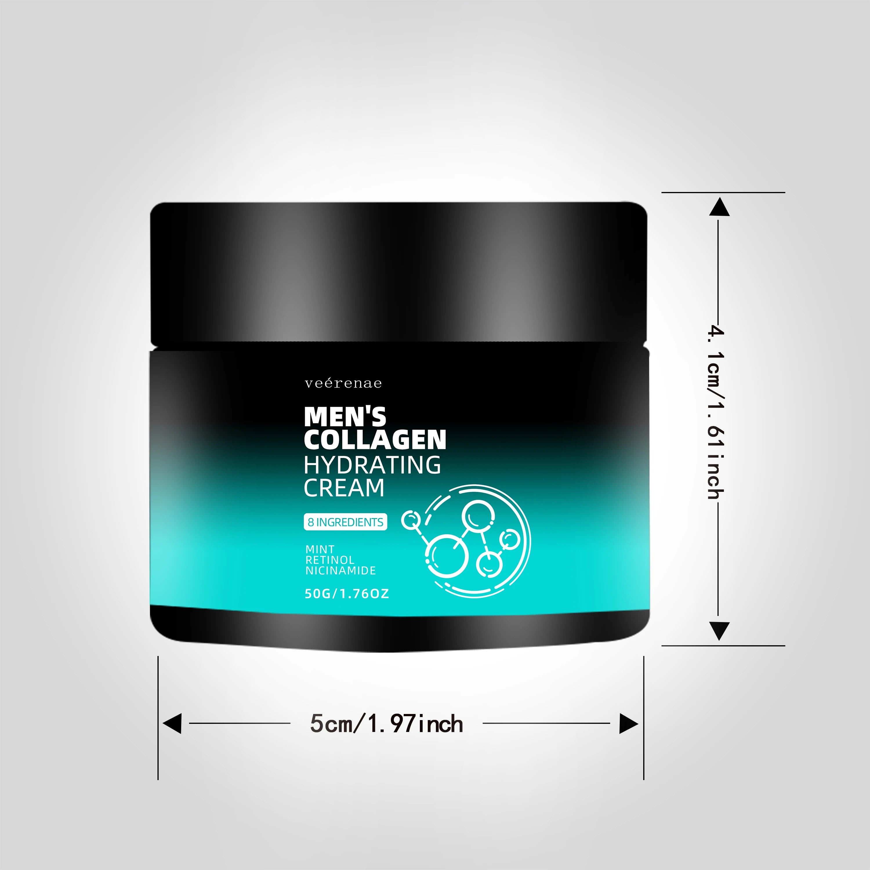 vérenae Men's Collagen Hydrating & Firming Face Cream Men's Face Cream Oasis Select 50g