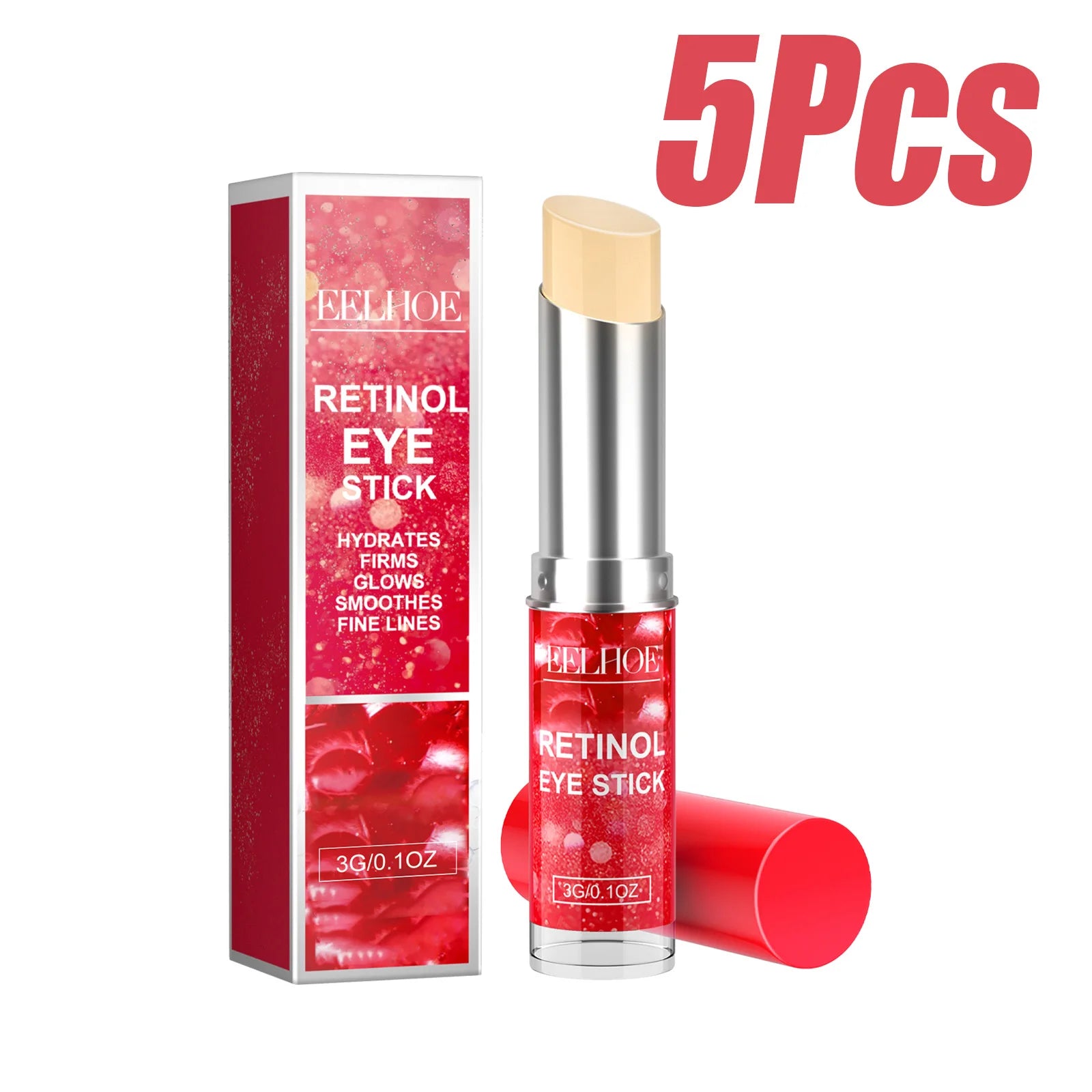 Eelhoe Retinol Eye Stick – Dark Circles, Fine Lines & Firming Eye Cream Stick Oasis Select 5 x 3g Boxed