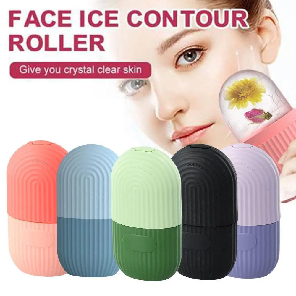 Silicone Ice Mold For Face Beauty Facial Ice Cube Mold Ice Roller For Face And Eye Icing Gua Sha Face Massage Skin Care Tool Oasis Select