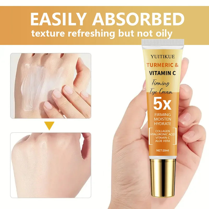 Turmeric Vitamin C Eye Cream – Dark Circles & Firming 20ml