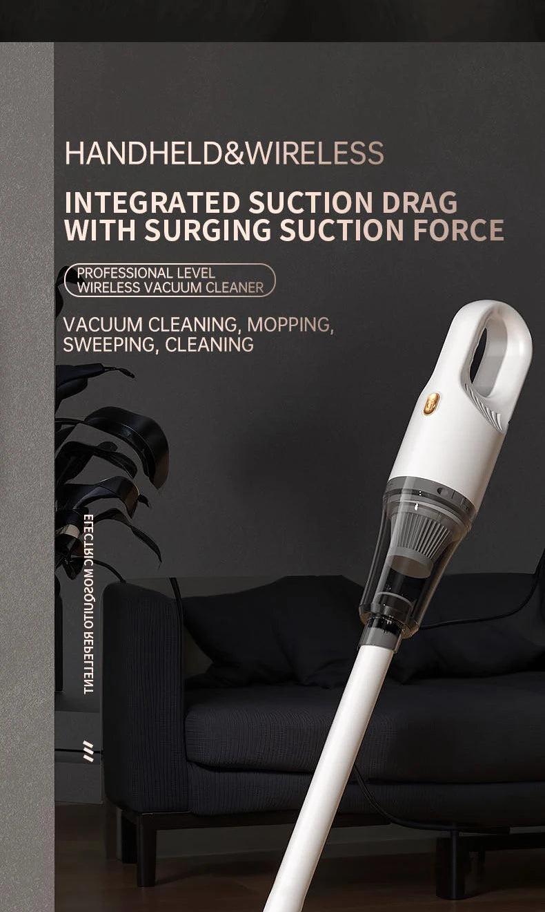 GUOHE 11000Pa Cordless Handheld Vacuum – Wet & Dry, HEPA