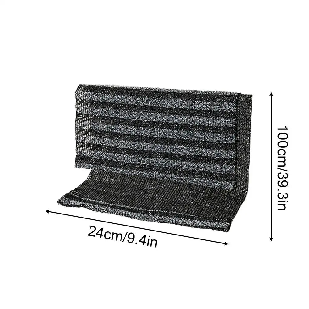 Exfoliating Towels Rubbing Washcloth Bath Towel for Back Towels Exfoliating Scrub Shower Sponge Body Bathroom Accessories Oasis Select Black and white