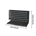Exfoliating Towels Rubbing Washcloth Bath Towel for Back Towels Exfoliating Scrub Shower Sponge Body Bathroom Accessories Oasis Select Black and white