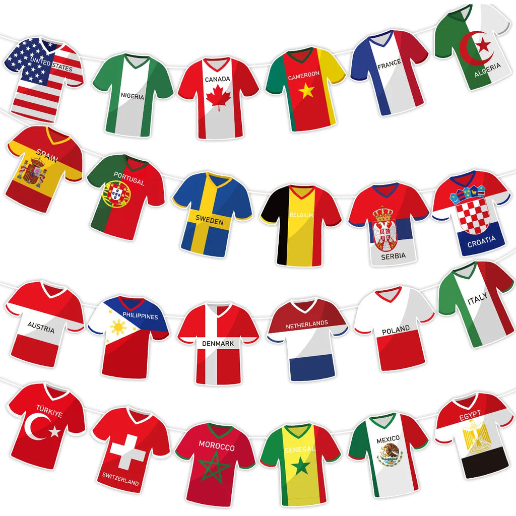 49-Piece Party Decoration Banner Set – Soccer-Themed Party Supplies & Scene Decor Oasis Select