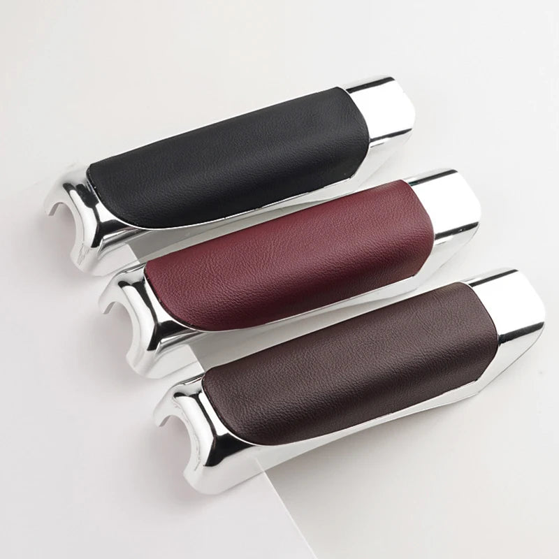 Universal Car Hand Brake Cover PU Leather Handbrake Guard Case Gear Shift Protector Decoration Car Interior Accessories Oasis Select
