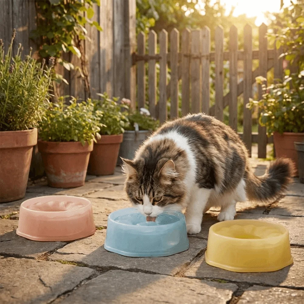 Floating Pet Water Bowl 1600ml – Spill-Proof Anti-Splash Floating Pet Water Bowl Oasis Select