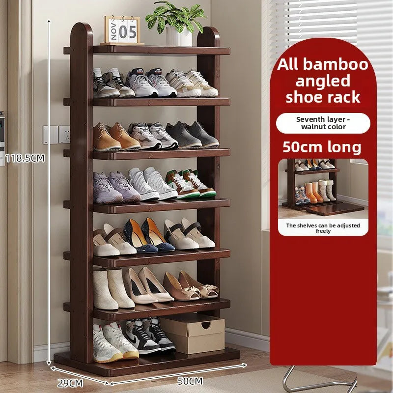 The multi-layer floor shoe rack at the entrance of the home is small and narrow, and does not occupy a simple shoe cabinet Oasis Select 7-50cm