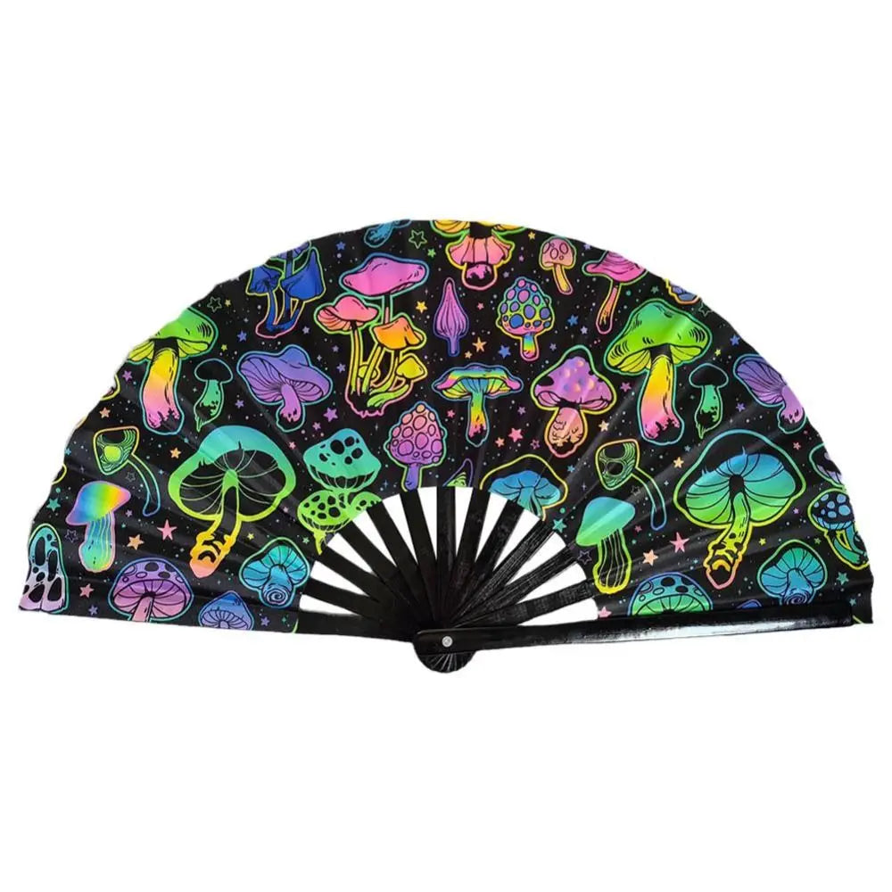 1 pcs Exiquisite Cartoon Summer Gift Bamboo Wooden Cat Patterns Folding Fan Home Decoration Fan Crafts Silk Fan Oasis Select no.12