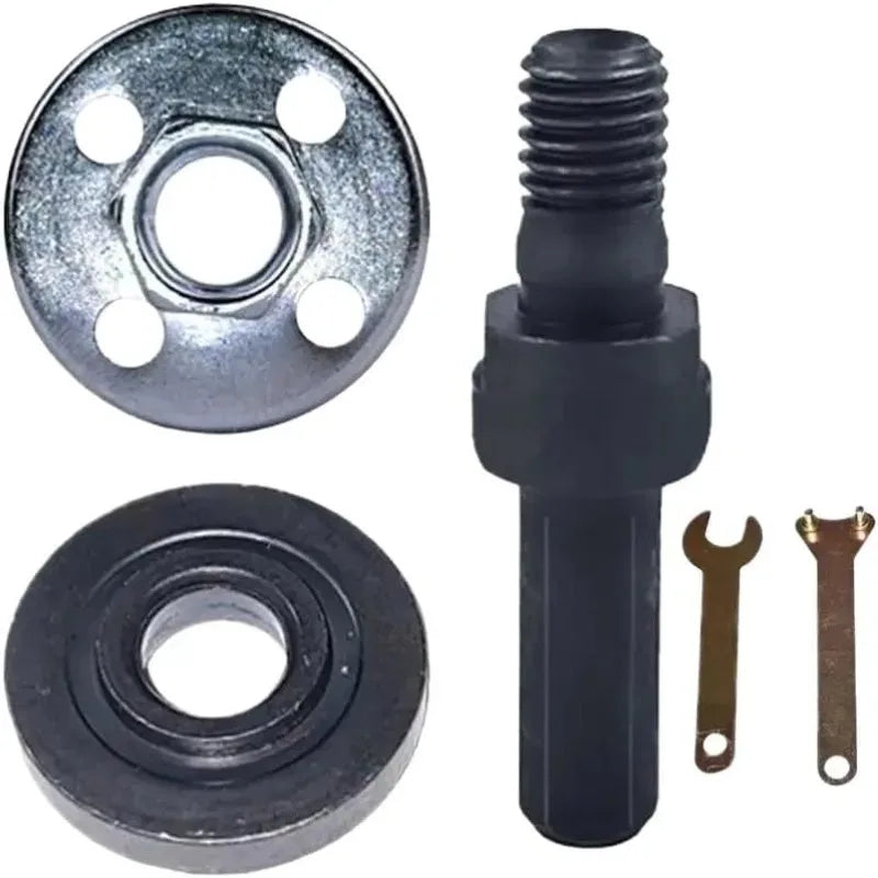 Universal Power Drill Adapter Converts To Cutter Grinder with Flange Nut and Handle Holder for Metal Woodworking Projects Oasis Select