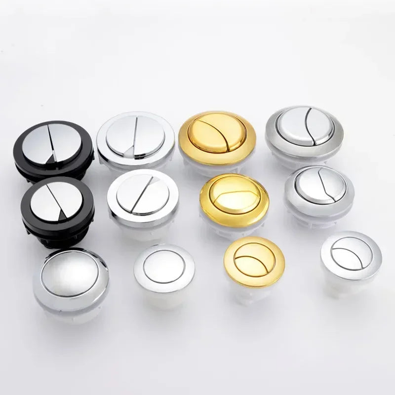 1PCS Dual Flush Toilet Tank Button 38mm/48mm/58mm Round shape Closestool Push Buttons Flush Valves Switch Bathroom Accessories Oasis Select