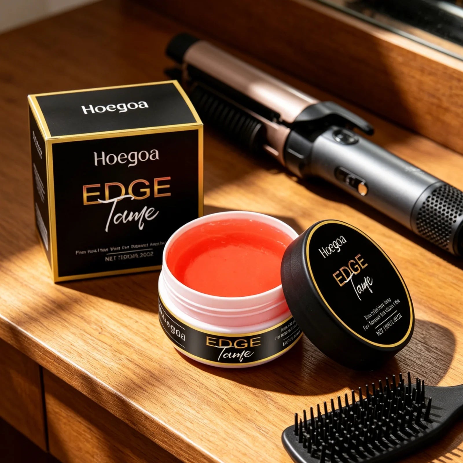 Hoegoa Styling Gel for All Hair Types Firm Hold Smooth Frizz Edge Control Enhance Gloss Fast Shaping Non Sticky Hair Wax 150g Oasis Select