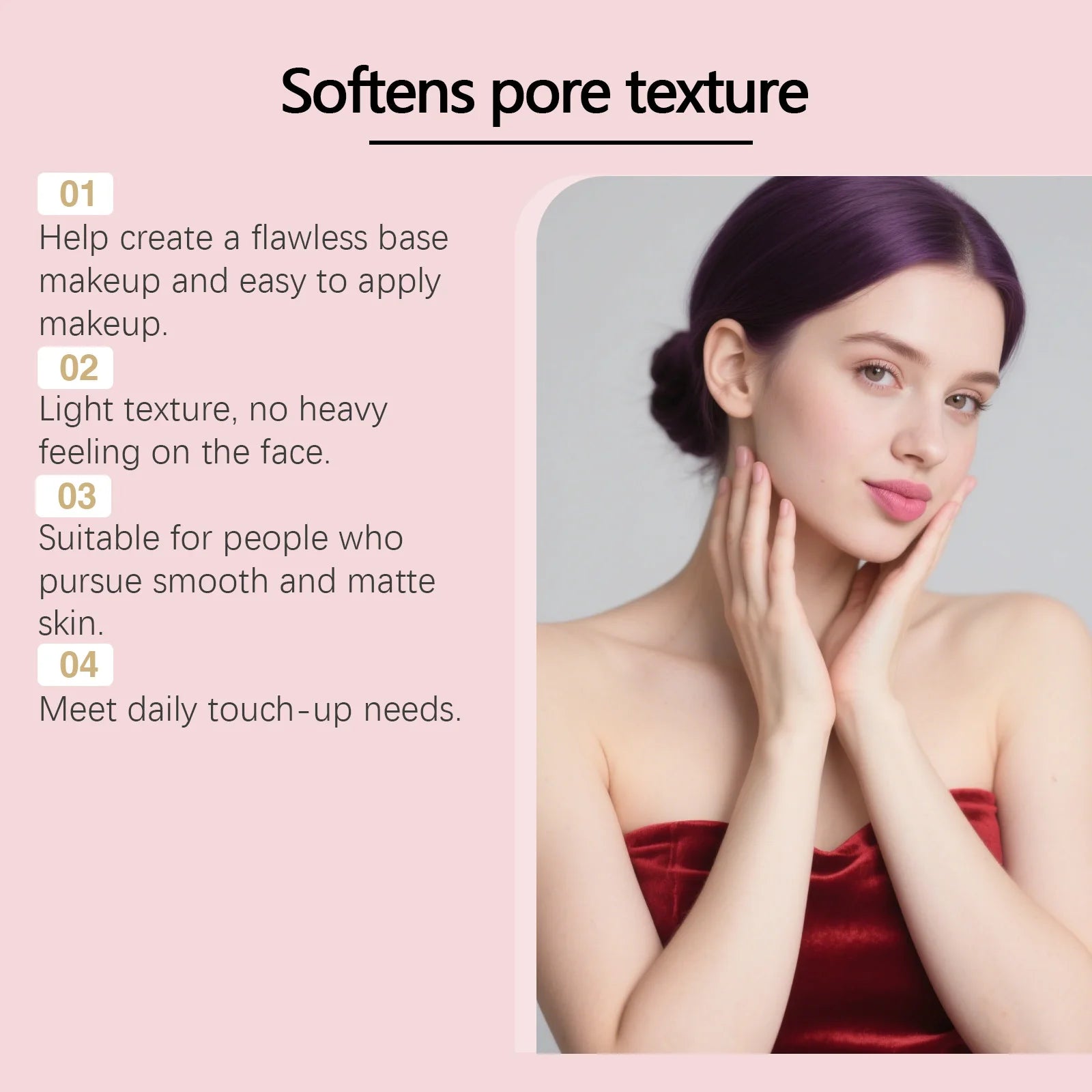 Pore-Invisible Primer Cream – Smooths, Hydrates & Corrects Tone Makeup Primer Cream Oasis Select