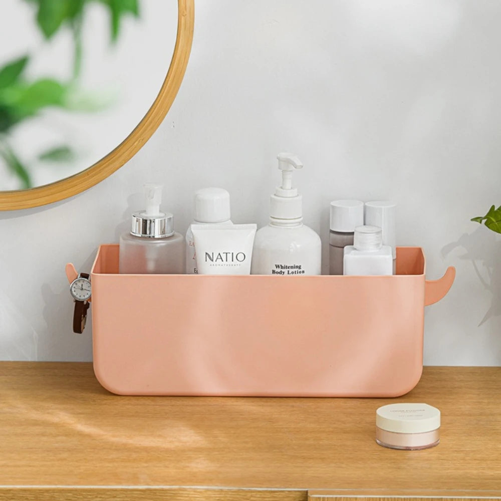Hanging Bedside Organizer Storage Bed Shelf with 2 Hooks Storage Box for Dorm Rooms Bed Rail for Glasses Mobile Phones Key Oasis Select