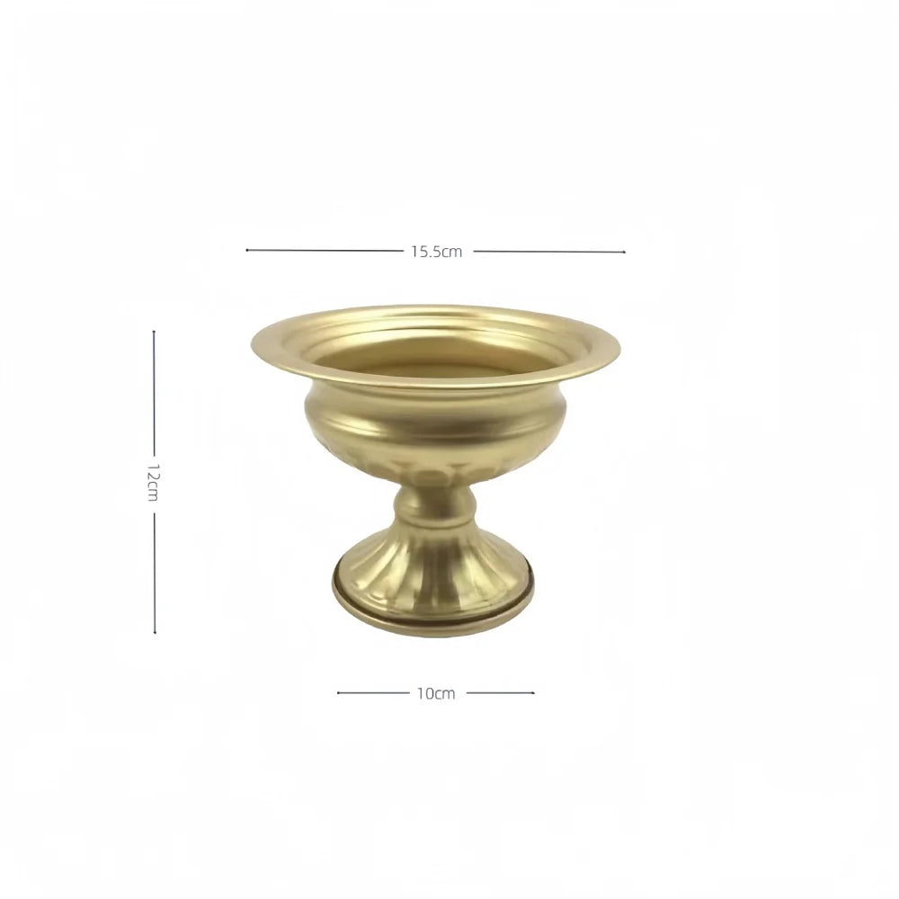 Gold Wedding Froral Vases Flower Arrangement Pots Flower Holder Pot Planter for Table Centerpieces Party Living Room Decoration Oasis Select Gold 3