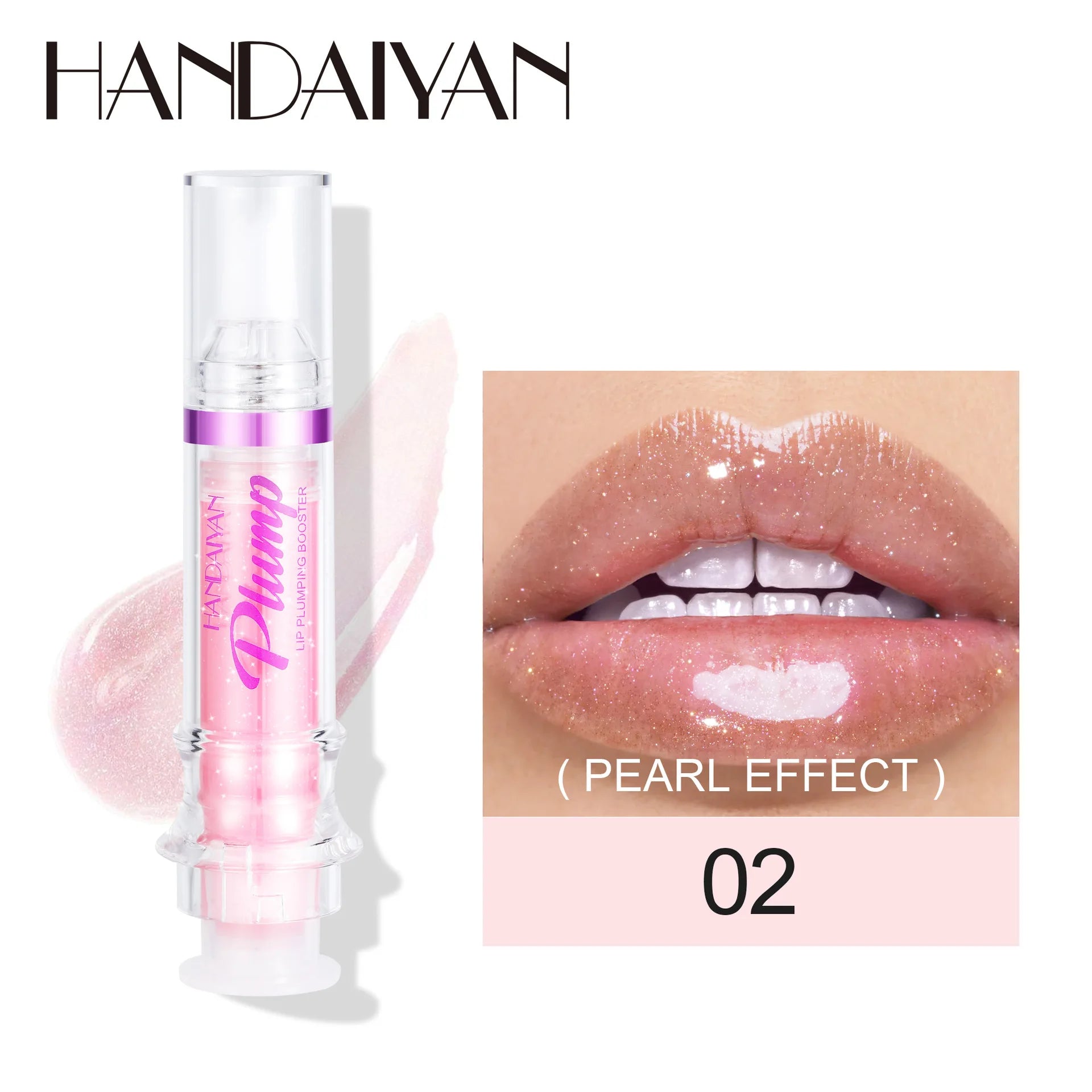 HANDAYAN 6-Color Lip Plumping Gloss – Honey Oil & Vitamin E Set