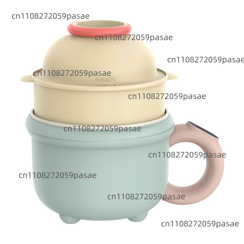 Mini Electric Cooking Pot – 2-in-1 Steam & Cook, Compact 2L