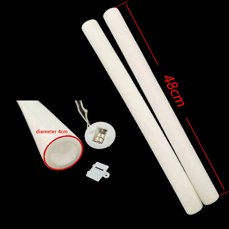 6Pcs Colorful LED Glow Sticks RGB LED Glow Foam Stick Cheer Tube Dark Light Birthday Wedding Party Supplies Oasis Select