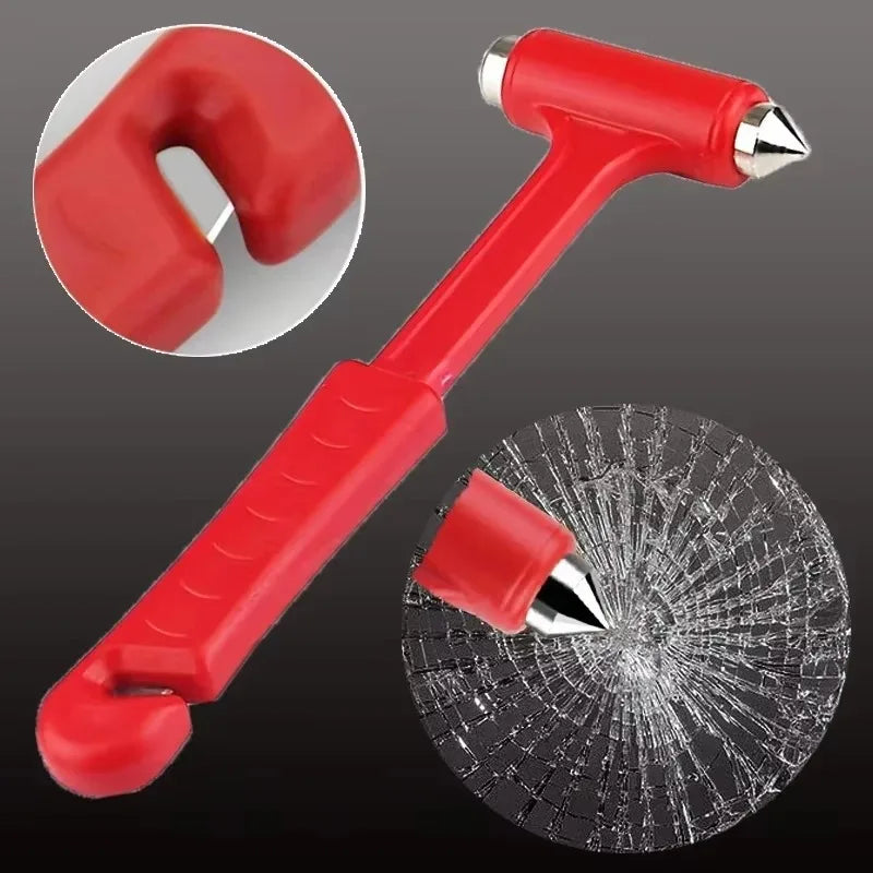 Two-in-One Emergency Car Safety Hammers Seat Belt Cutter Window Breaking Hammer Portable Car Emergent Rescue Escape Tools Oasis Select